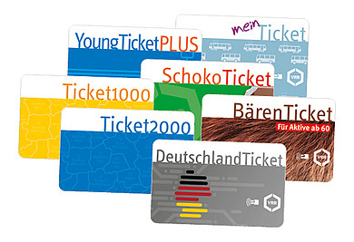 Das WSW Aboticket-Sortiment